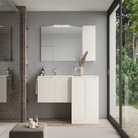 Meuble-lavabo de salle de bain moderne haut de gamme démontable armoire personnalisée avec évier intégré usage commercial usage domestique