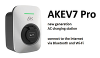 Chargeur de Véhicule Électrique AC Monophasé 7kW Étanche IP55 Direct Usine pour Usage Domestique et Commercial de Petite Taille