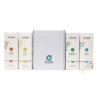 Boîte d'emballage pliable en papier vide, personnalisé, extractible à ouvrir, boîte pour café/capsules de soutien saine