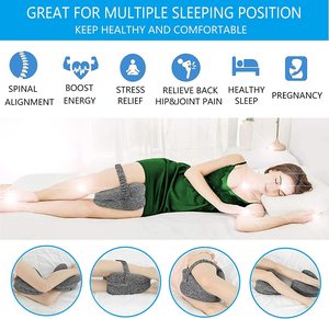 Cojín ortopédico para aliviar el dolor en forma de corazón, almohada de espuma viscoelástica para piernas, almohada de rodilla en forma de corazón para personas que duermen de lado - Product Image 5
