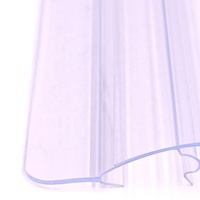 Supermarket Retail Plastic PVC Acrylic Label Tag Adhesive Data Strip Price Holder for Shelves
