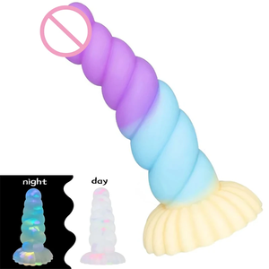 Leuchtender Analdildo Sexspielzeug für Frauen Tier-Monster Pferde-Dildos Silikon Weicher Analplug Erwachsenen-Sextoys Drachen-Penis 18+ - Product Image 2
