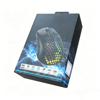Boîte d'emballage pour souris de jeu avec logo personnalisé, boîte-cadeau en carton de luxe avec crochet pour accessoires informatiques