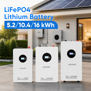 แบตเตอรี่พลังงานแสงอาทิตย์ 16 กิโลวัตต์ชั่วโมง Powerwall 51.2 โวลต์ ลิเธียม 48 โวลต์ 280 แอมป์ชั่วโมง 314 แอมป์ชั่วโมง Lifepo4 แบตเตอรี่สำรองพลังงานสำหรับบ้าน - Product Image 1