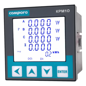 Meter Listrik Panel Digital Tiga Fasa Industri RS485 Modbus RTU Penganalisa Kualitas Daya Bersertifikasi CE Pencatat Data 0.5S - Product Image 2