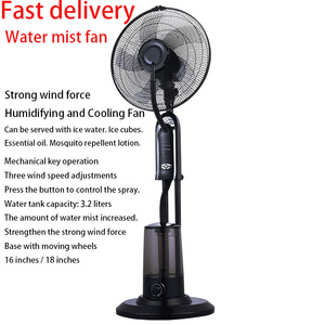<span class=keywords><strong>Ventilador</strong></span> de pulverización de refrigeración totalmente inteligente RC eléctrico <span class=keywords><strong>con</strong></span> Control remoto de adición de <span class=keywords><strong>agua</strong></span> para el hogar, Hotel, coche, RV, Material plástico - Product Image 4