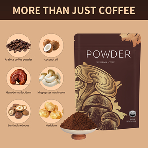 Mushroom <strong>Coffee</strong> Powder Ganoderma Lucidum <strong>Coffee</strong> for Adults Energy Boosting Plant Extract Instant <strong>Coffee</strong> - Product Image 3