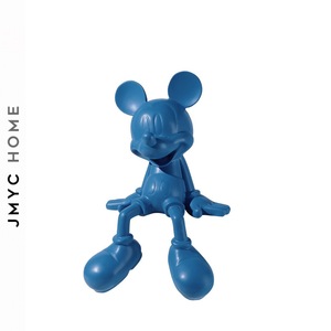 Scultura moderna di topolino del fumetto della vetroresina di Pop Art per l'artigianato del metallo dell'ornamento della decorazione domestica - Product Image 6