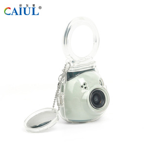 Casing pelindung bening PC lucu Modern, tas keras tahan guncangan tahan air dengan fitur pembawa tas Video - Product Image 2