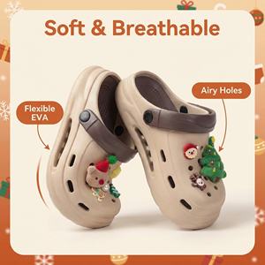 Calzado Infantil de la Serie Navideña Yearning, EVA Impermeable, Transpirable, Ecológico, Ligero, para Uso en Interiores y Exteriores, Antideslizante - Product Image 5