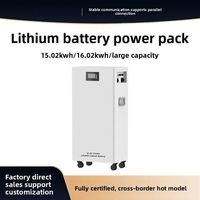 Système de stockage d'énergie domestique personnalisé avec batterie LiFePO4 de 5 kWh, batterie solaire verticale à poser au sol pour système solaire résidentiel