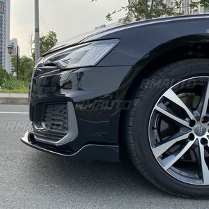 ลิ้นกันชนหน้ารถยนต์ สปลิตเตอร์ดิฟฟิวเซอร์ สปอยเลอร์กันชน สำหรับ Audi A6L 2019-2022 ชุดแต่งรถยนต์ อุปกรณ์ตกแต่งรถยนต์ - Product Image 3