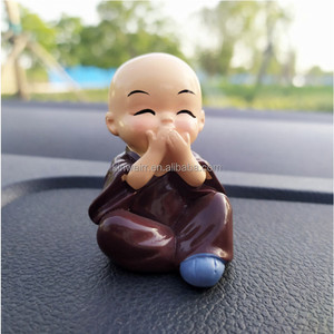 Prix Réduit Vente Directe Décoration Maison Style Chinois Quatre Petits Moineaux en Résine Modèle Créatif pour Voiture - Product Image 5