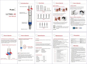 Nuevo Dr. Pen ULTIMA <span class=keywords><strong>A6</strong></span> Inalámbrico, <span class=keywords><strong>Dermapen</strong></span>, Microagujas, Mesoterapia, MesoPen - Product Image 6