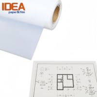 IDEA - Rollo de Papel de Plotter de Película de Mylar Transparente de Poliéster de Alta Calidad para Dibujo CAD, Fabricante en China