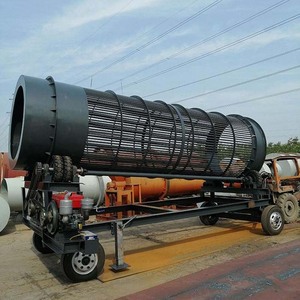 Grande Pedra Tambor Tela Nova Condição Vibrando Triagem Fábrica Preço Rotary Trommel Screener para Topsoil Peneira Rolamento Motor - Product Image 3