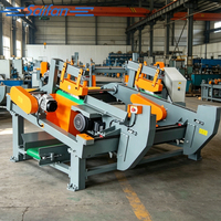 Scie circulaire à double extrémité Saifan en acier robuste, machine de découpe numérique du bois, production stable 24h/24 pour usine de palettes