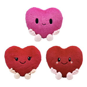 Te Amo, Peluche en Forma <span class=keywords><strong>de</strong></span> Corazón, Almohada <span class=keywords><strong>de</strong></span> Peluche, Corazón Rojo Rosa, Muñeco <span class=keywords><strong>de</strong></span> Peluche, Regalo Suave para el Día <span class=keywords><strong>de</strong></span> San Valentín para <span class=keywords><strong>Enamorados</strong></span> - Product Image 1