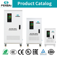 Stabilisateur de tension automatique monophasé 30 kVA SVC, régulateur de tension d'entrée ultra-basse 80 V-250 V, alimentation électrique d'usine