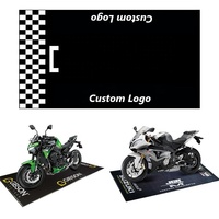 Anti-Rutsch-individuell bedruckte Fahrrad-Motorrad matte für Ausstellungs räume und Garagen Motorrad matte