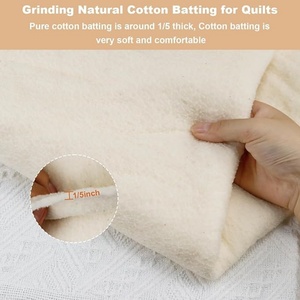 Organic Breathable Cotton <strong>Quilt</strong> <strong>Wadding</strong> Needle Punched Nonwoven Batting <strong>for</strong> Home Textile and Upholstery - Product Image 4