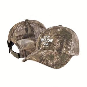High Quality Custom <b>Camo</b> Trucker Hat Fashionable Washable Baseball <b>Cap</b> for Children Made Velour Denim Canvas Corduroy Wholesale - Product Image 1