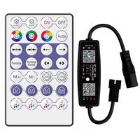 Contrôleur de bande lumineuse LED numérique adressable RGBIC DC5V USB avec contrôle par application SK6812 WS2811 WS2812, contrôleur de musique LED numérique