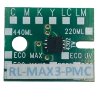 Compatibilité parfaite, fourniture d'usine, performances fiables, puce permanente Roland EcoSolvent MAX3 pour cartouche d'encre Roland