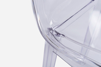 Nouvel espace empilable acrylique Banquet en plastique Transparent vanité chaise plexiglas chaise pour la maison hôtel café