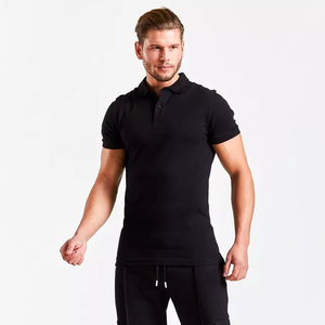 Camiseta deportiva de algodón con cuello redondo para hombre, camiseta informal para correr en el gimnasio con tela de Jersey de diseño en blanco - Product Image 5