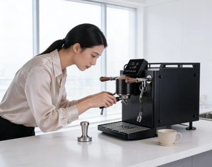 Machine à expresso commerciale au prix d'usine, contrôle de température PID, pompe rotative 9 bars, double chaudière, machine à café pour hôtels - Product Image 6