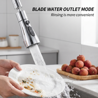 SANIVITAL Accessoires de Robinet de Cuisine Économiseur d'Eau, Tête de Pulvérisation Facile à Installer pour la Maison