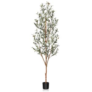 Artificial Olive Tree 4.01ft Fake Olive Tree <strong>Large</strong> Faux <strong>Plants</strong> Indoor Silk Wedding Plastic Simulation Tree <strong>Artifical</strong> <strong>Plant</strong> Tall - Product Image 4
