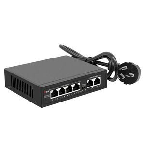 Switch PoE non géré 65W, 4+2 ports 10/100 Mbps, normes IEEE802.3af/at, capacité de commutation 1,2 Gbps, prise en charge VLAN, switch réseau - Product Image 2