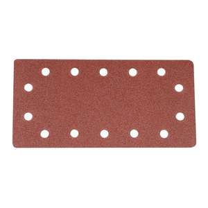 Silverline Hook & Loop 1/2 Hojas Perforadas 10pk 80 Grano - Product Image 1