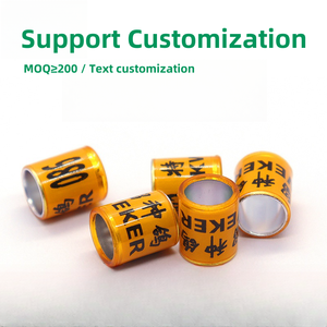 Groen Rood Zwart Geel Kleur Duif Voet Ringen Aluminium Plastic Pluimvee Beenbanden Duif Voetmarkeringen Beenring - Product Image 3