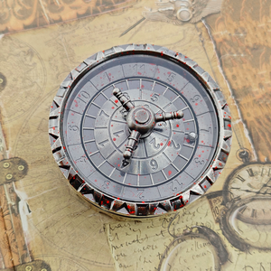 Spinner de décision en métal vintage - Jouet anti-stress EDC 7-en-1 avec dés de roulette pour D&D, jeux de rôle et soulagement du stress - Product Image 2