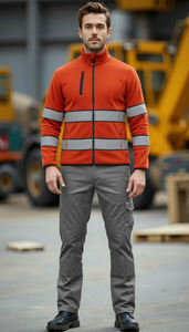 سترة عاكسة متوفرة لدفء الشتاء سترة عاكسة من الصوف المركب مقاومة للماء والبرد - Product Image 4