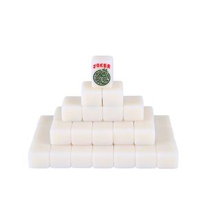 Mini jeu de Mahjong américain, 20 mm, en mélamine, 166 tuiles complètes, jeu de voyage portable et léger - Product Image 3