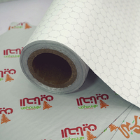 Feuilles de papier spécial anti-graisse en forme de nid d'abeille pour l'emballage alimentaire, logo personnalisé et impression offset, options multicolores