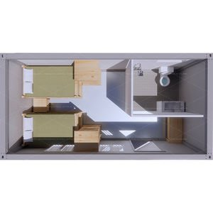 Maison préfabriquée en conteneur préfabriqué, kit de montage, avec énergie solaire et <span class=keywords><strong>plomberie</strong></span> - Product Image 4