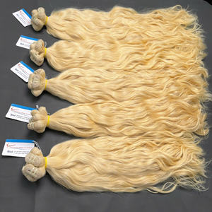 ผมต่อแบบลอนธรรมชาติสีบลอนด์ผมบริสุทธิ์จากเวียดนามแบบ100% - Product Image 2