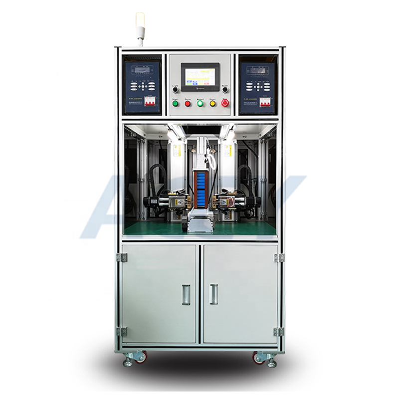 Электрическая двухсторонняя ЧПУ 18650 цилиндрическая литиевая батарея точечная сварочная машина для сборки аккумуляторной батареи