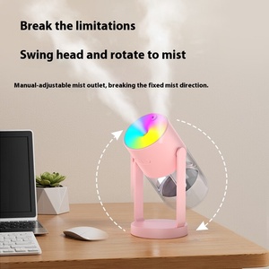 Hot-selling USB Home & Car Plastic Ultrasonic Humidifier with 7-color LED Mist Projection Aroma Control 1 Year Warranty - Product Image 4
