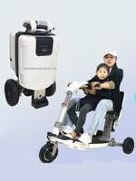 Trottinette Électrique Pliante Télécommandée avec Valise de Transport, Scooter Motorisé pour Personnes Âgées, Portable en Métro - BZ-LXB01