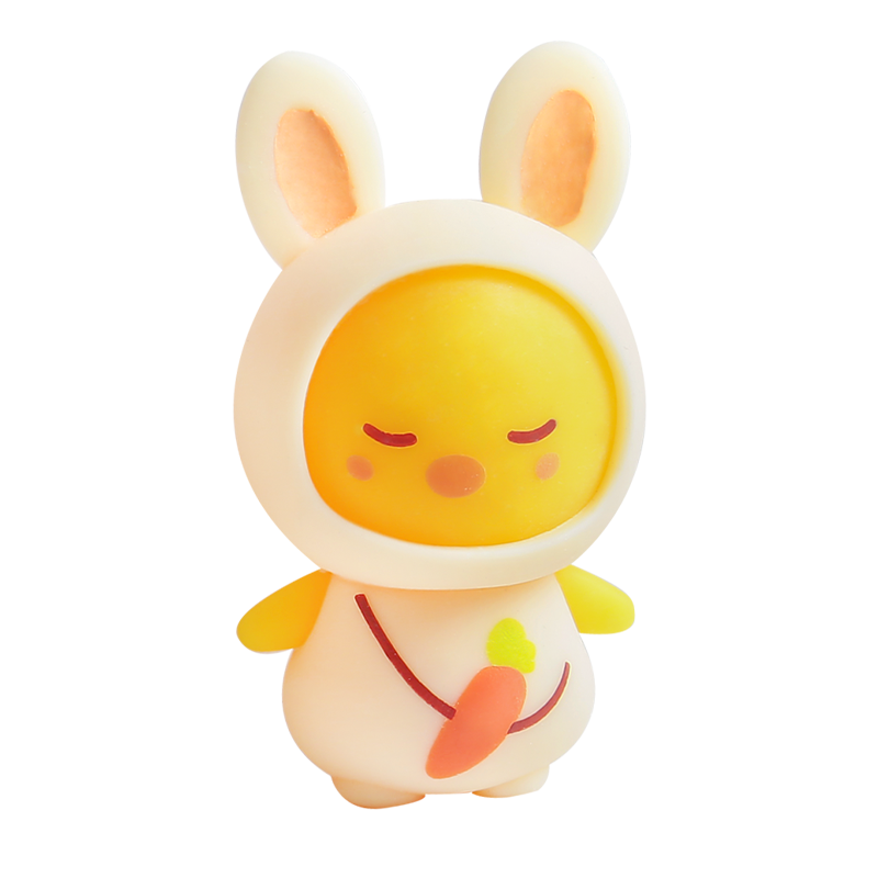 減圧玩具 OEM スクイーズ かわいいひよこ マジックドレスアップ DIY