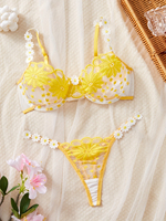 Ensemble de soutien-gorge en maille Daisy pour femmes