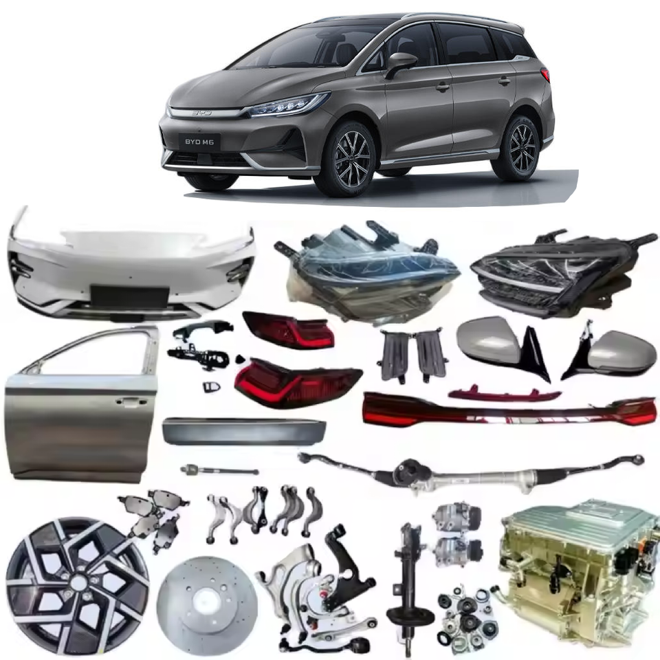 Wholesale New Energy Auto Accessories Bumper Door Fender Light Other Auto Parts Manufacturer for BYD M6 Car Parts
