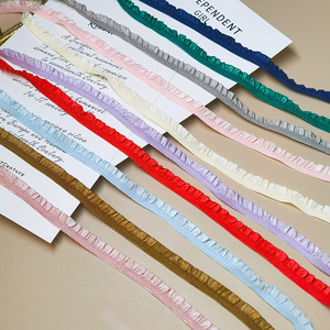 Otra cinta elástica plisada de encaje de 1 cm para ropa infantil y manualidades DIY - Product Image 2