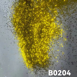 Poudre holographique chunky rose gold à paillettes en polyester résistant aux solvants, vente chaude, pour la résine à ongles et l'artisanat - Product Image 4